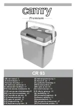 Предварительный просмотр 1 страницы camry CR 93 User Manual