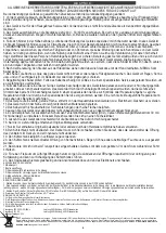 Предварительный просмотр 4 страницы camry CR 93 User Manual