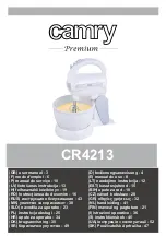 camry CR4213 User Manual preview
