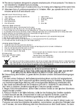 Preview for 4 page of camry CR4213 User Manual