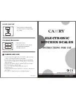 camry EK-28 Series Instructions For Use preview