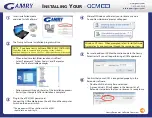 Предварительный просмотр 2 страницы camry eQCM 10m Installation Manual