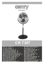 camry Premium CP 7307 User Manual preview
