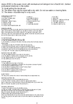 Preview for 4 page of camry Premium CR 1182 User Manual