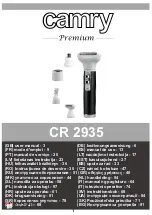 camry Premium CR 2935 User Manual preview