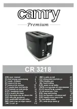 camry Premium CR 3218 User Manual preview