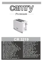 camry Premium CR 3219 User Manual preview