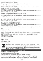 Preview for 24 page of camry Premium CR 6311 Addendum User Manual