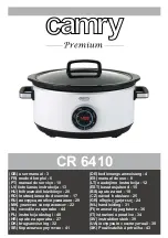 camry Premium CR 6410 User Manual preview
