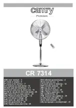Предварительный просмотр 1 страницы camry Premium CR 7314 User Manual