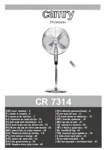 Preview for 1 page of camry Premium CR 7314 User Manual