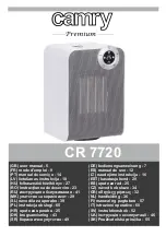 Preview for 1 page of camry Premium CR 7720 User Manual