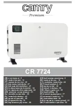 camry Premium CR 7724 User Manual preview
