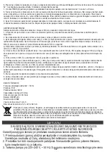 Предварительный просмотр 18 страницы camry Premium CR 7858 User Manual
