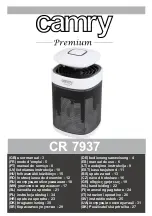 Preview for 1 page of camry Premium CR 7937 User Manual