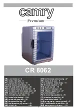 camry Premium CR 8062 User Manual preview