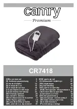 camry Premium CR7418 User Manual предпросмотр