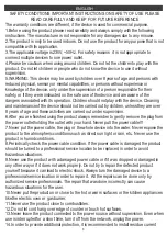 Предварительный просмотр 3 страницы camry Premium MH937 User Manual