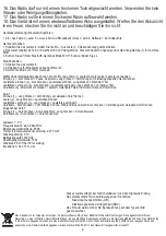 Предварительный просмотр 6 страницы camry Premium MH937 User Manual