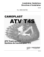 CAMSO Camoplast ATV T4S Installation Manuallines preview