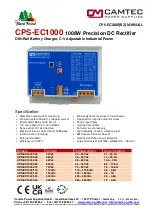 Preview for 1 page of Camtec 3041105001CA Manual