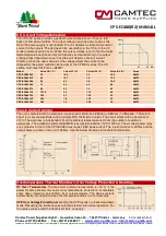 Предварительный просмотр 7 страницы Camtec CPS-EC480 Manual