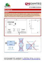 Предварительный просмотр 9 страницы Camtec CPS-EC480 Manual