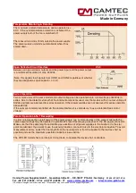 Предварительный просмотр 14 страницы Camtec CPS-EX2000.024 Manual