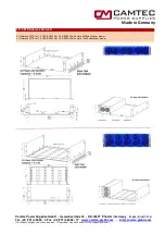 Предварительный просмотр 18 страницы Camtec CPS-EX2000.024 Manual