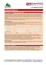 Preview for 19 page of Camtec CPS-i3000 Manual