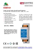 Предварительный просмотр 1 страницы Camtec ESB101 Manual