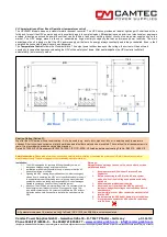 Предварительный просмотр 3 страницы Camtec HPV10001 Quick Start Manual