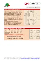 Предварительный просмотр 10 страницы Camtec HSEUiREG07201.060 Manual