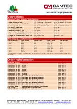 Preview for 14 page of Camtec HSEUiREG07201 Series Manual