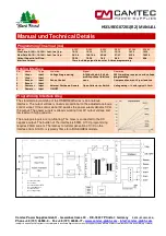 Предварительный просмотр 4 страницы Camtec HSEUREG Series Manual