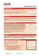 Предварительный просмотр 6 страницы Camtec Powersolve HSEUREG04801 Series Manual