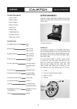 Preview for 5 page of Camtek CAM1095 Operator'S Manual