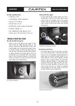 Preview for 12 page of Camtek CAM1095 Operator'S Manual