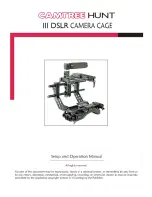 Preview for 1 page of Camtree HUNT III DSLR Set Up And Operating Manual