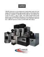 Preview for 104 page of Camus Hydronics ADVANTUS AVH 1000 Installation, Operation And Service Manual