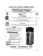 Camus Hydronics DFH/W1100 Installation, Operation And Service Manual preview