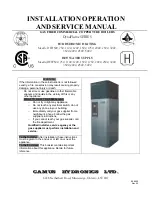 Camus Hydronics DFH500 Installation, Operation And Service Manual preview