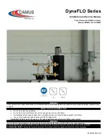 Camus Hydronics DynaFLO DOWB-S1 Series Installation And Service Manual preview