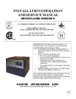 Camus Hydronics MFH1000 Installation, Operation And Service Manual preview