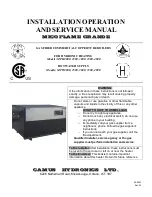 Preview for 1 page of Camus Hydronics MicoFlame Grande MFH2000 Installation, Operation And Service Manual