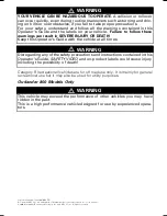 Preview for 2 page of Can-Am 2007 Outlander 500 EFI Operator'S Manual