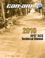 Can-Am 2010 DPS Technical Manual preview