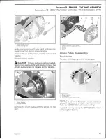 Preview for 190 page of Can-Am 2011 commander 1000 Shop Manual