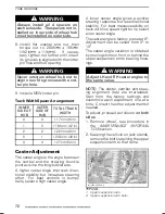 Preview for 74 page of Can-Am DS 450 X mx Operator'S Manual