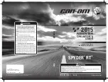 Preview for 1 page of Can-Am Spyder RT Operator'S Manual